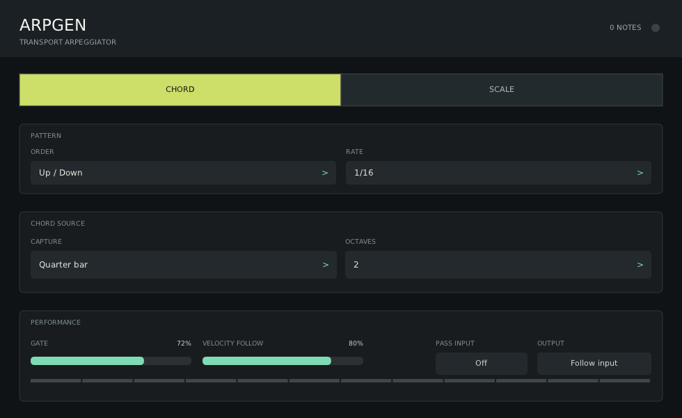 Arpgen plugin interface