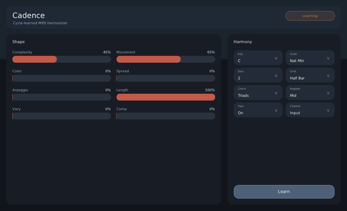 Cadence plugin interface