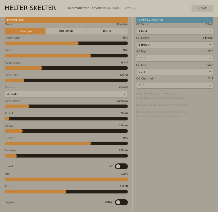 HelterSkelter plugin interface