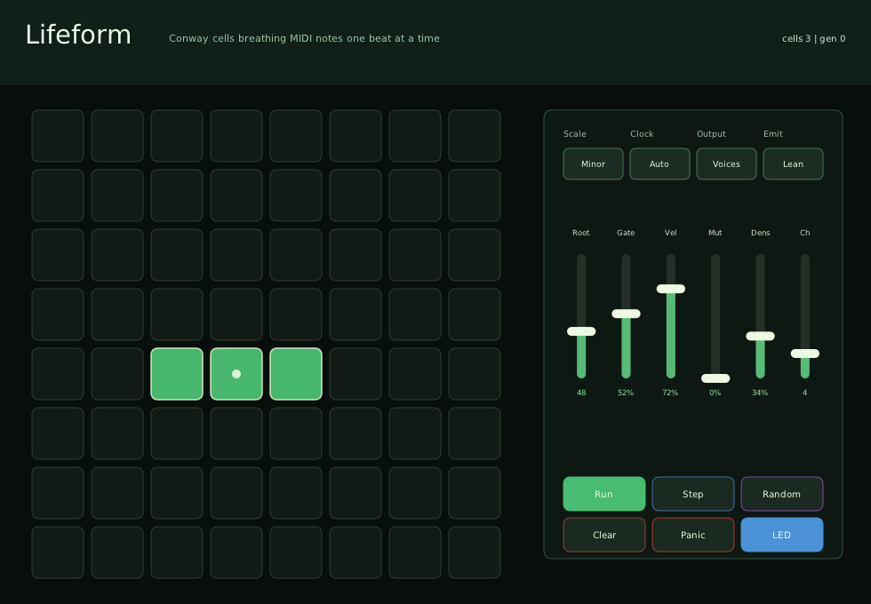 Lifeform plugin interface