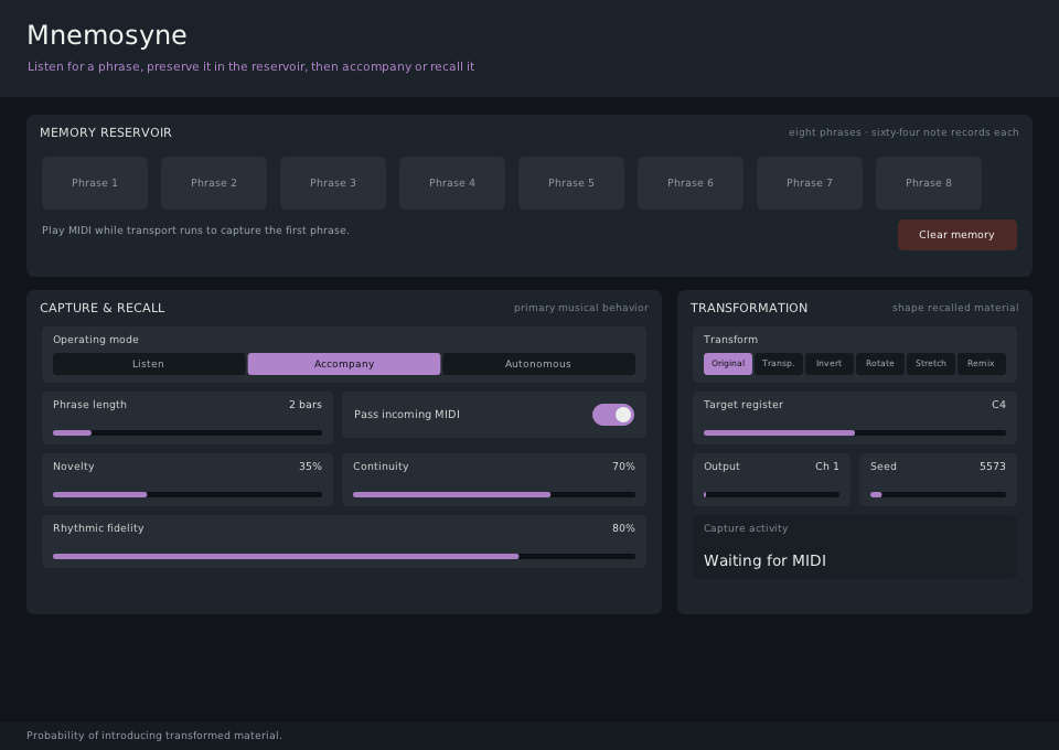 Mnemosyne plugin interface