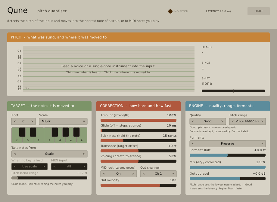 Qune plugin interface