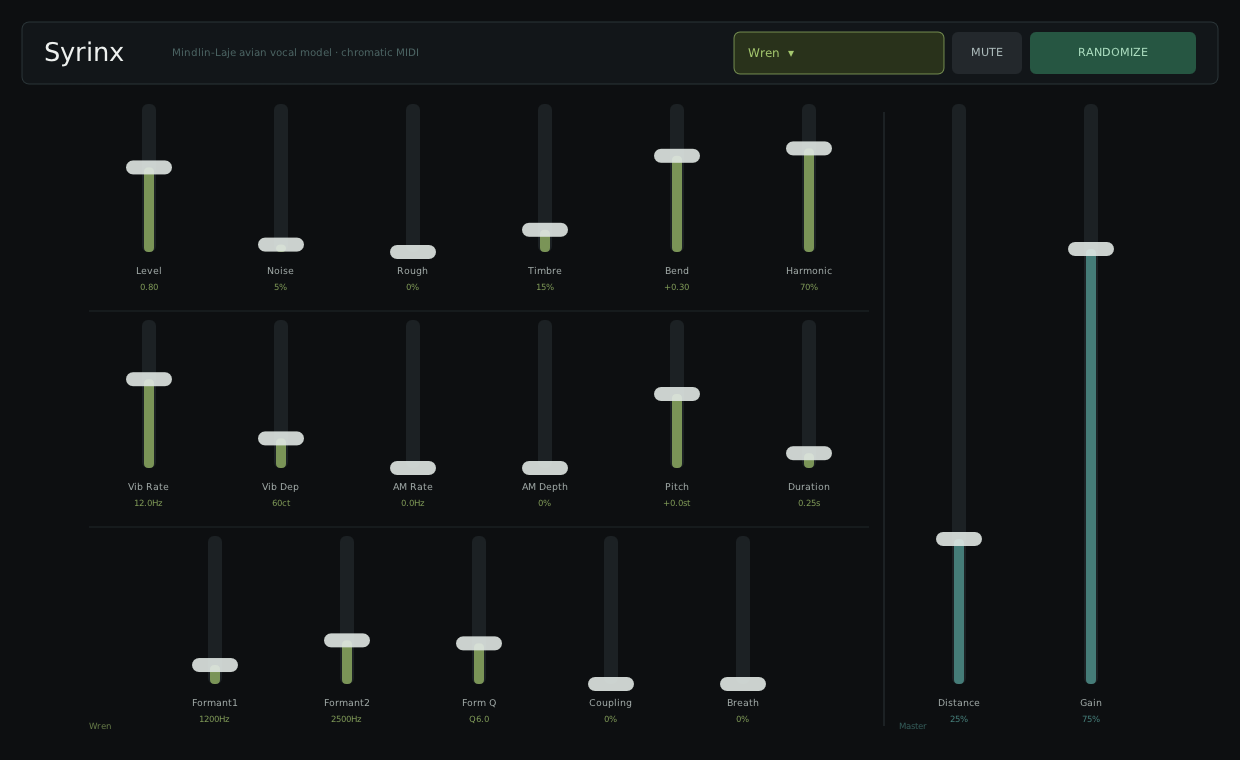 Syrinx plugin interface