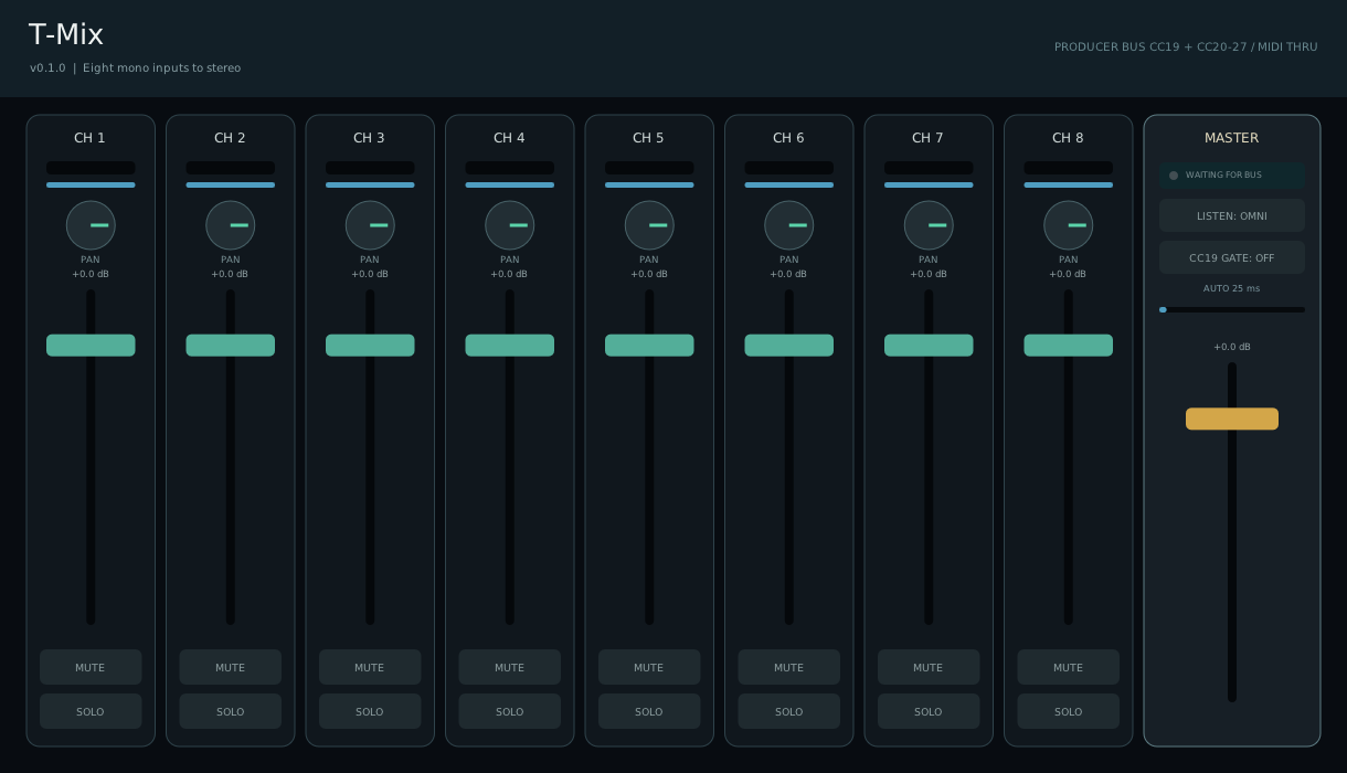 T-Mix plugin interface