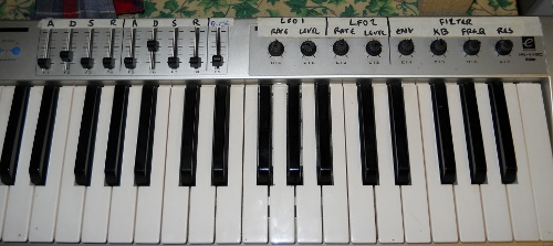 Keyboard with labels